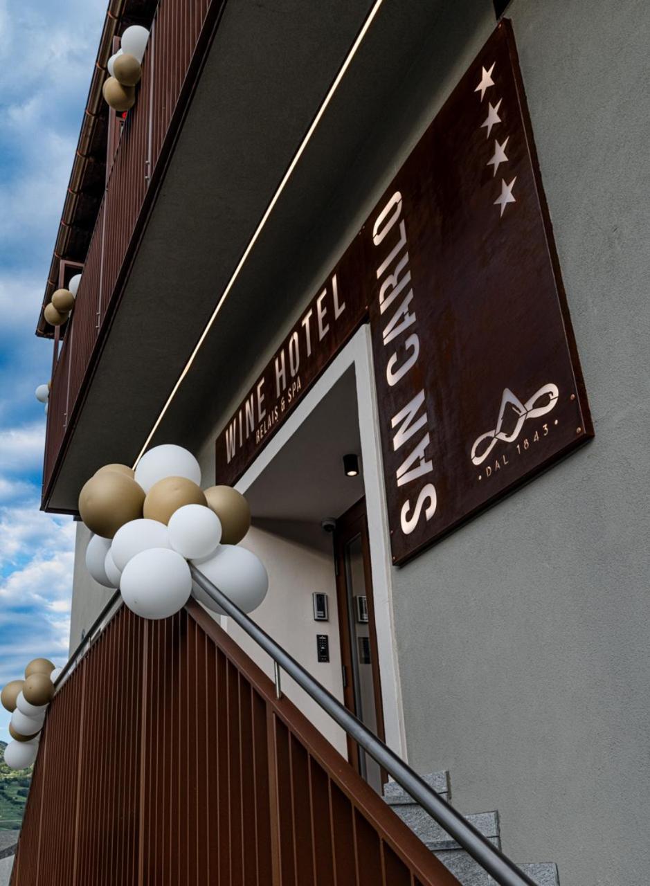 Wine Hotel San Carlo - Relais & Spa - Boutique Hotel Chiuro Zewnętrze zdjęcie